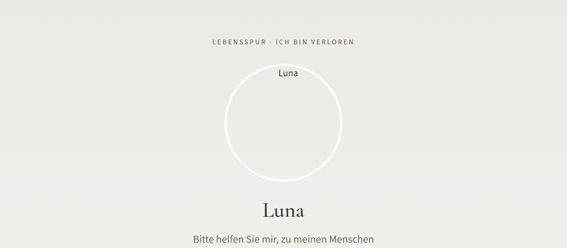LebensSpur Halsband